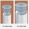 Silicone Sewer Pipe Deodorizing Seal Ring Sewer Seal Stopper For 50mm Pipe