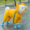Waterproof Dog Raincoat, Yellow Bear, Small (S)