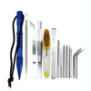 Umbrella Rope Needle Marlin Spike Bracelet DIY Weaving Tool, Specification: 14 PCS / Set Blue