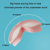 Children Anti-fog Large Frame Swimming Goggles With Conjoined Earplugs(Pink)