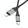 hoco X102 USB-C / Type-C to 8 Pin Fresh PD Charging Data Cable, Length:1m(Black)