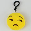 20 PCS Creative Plush Doll Mobile Pendants Gift Cartoon Cute Facial Expression Decorations Keychains with Hook