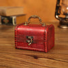 Wooden Crystal Jewelry Storage Box Antique Distressed Wedding Candy Gift Box(6076K)