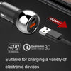 LDNIO C1 36W PD + QC 3.0 Car Fast Charger High Power Smart USB Car Charger with 8 Pin Cable