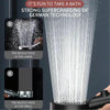 Pressurized Shower Water Heater Handheld Multifunction 6-speed Nozzle, Color: Silver