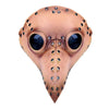 HG65005 Halloween Dress Up Props Rivets Beak Shape Mask(Brown)