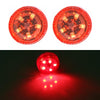 2 PCS Car Door Magnetic Warning Strobe Light Lamp(Red Light)