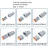 2 PCS DT04-6P / DT06-6S With Copper Car Waterproof Connector Conductive Connection Terminal