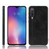 For Xiaomi Mi A3/CC9E Shockproof Sewing Cow Pattern Skin PC + PU + TPU Case(Black)