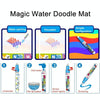 78x78cm Water Doodle Mat Writing Board Mat Magic Pen For Kids, Spec: Set 2