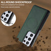 For Samsung Galaxy S21 Ultra 5G LC.IMEEKE Magsafe Phone Case(Green)