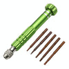 5-in-1 Aluminium Screwdriver Set for Phone Repair (Green)