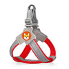 Reflective Red Dog Harness M - Breathable Saddle Style Chest Harness