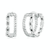 S925 Sterling Silver Vintage Thread Double Layer Earrings(SCE1702)