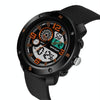 SANDA 762 Watch Men Watch Students Men Watch Fashion Trend Youth Waterproof Night light Sports Men(Orange)