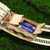 Electric Track Train 3D Wooden Puzzle Model DIY Handmade Ornaments
