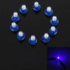 10PCS 2W T4.2 Wedge Instrument Panel LED Light Dashboard Gauge Cluster Indicator Lamp Bulb(Blue Light)