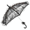 Wedding Parties Bridal Lace Cotton Umbrella Dancing Photography Prop Umbrella(White)