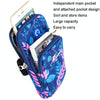 BO28 Enlarged Running Mobile Phone Arm Bag Outdoor Wrist Bag(Cyan)
