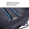Wheel Up Bicycle Silicone Cushion Cover Mountain Bike Thickening GEL Saddle Cover Riding Equipment(Small)