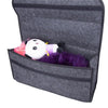 Car Trunk Felt Folding Storage Box Car Finishing Box(Deep Gray Large)