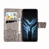 For Asus ROG Phone 3 ZS661KS Butterfly Love Flower Embossed Horizontal Flip Leather Case with Bracket / Card Slot / Wallet / Lanyard(Gray)