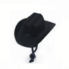 Adjustable Pet Cowboy Hat, Black, S (Dog/Cat Costume)