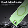 For iPhone SE 2022 / 2020 / 8 MagSafe Frosted Translucent TPU + PC Full Coverage Phone Case(Green)