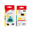 2 PCS DOBE TNS-19062 Host Charging Bottom Portable Triangle Game Console Charger For Switch / Lite(Dynamic Blue)