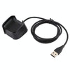 For Fitbit Versa 2 Charger Charging Dock Base Stand Holder with 1m Charging Cable(Black)