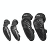 SULAITE Cycling Honeycomb Breathable Heat Dissipation Motorcycle Adjustable Protective Gear, Style: 4pcs /Set Knee Elbow Pads