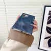 For Samsung Galaxy S24 Ultra 5G Denim MagSafe Magnetic PC + PU Phone Case(Dark Grey)