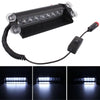 8W 800LM 8-LED White Light 3-Modes Adjustable Angle Car Strobe Flash Dash Emergency Light Warning Lamp with Suckers, DC 12V