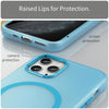 For iPhone 11 Pro MagSafe Frosted Translucent TPU + PC Full Coverage Phone Case(Blue)