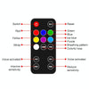 A18 Car Colorful Voice-activated RGB Foot LED Atmosphere Light, Double Light Star Version