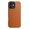 For iPhone 11 Litchi Texture TPU Black Lens Frame Phone Case(Brown)