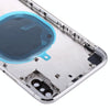 iPhone X Back Cover Replacement (Silver) with SIM Tray & Buttons