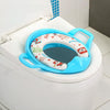 Children Toilet Seat Baby Extra Large Toilet Cover Soft Cushion Auxiliary Seat Loop(White)