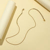 Flower Gold-Plated Stainless Steel Hanging Neck Chain Anti-Lost Mask Lanyard(Gold Black Flower)