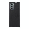 For LG Wing 5G FaletteTexture PU+TPU+PC Shockproof Phone Case(Black)