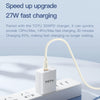 TOTU CB-6-PD 27W USB-C / Type-C to 8 Pin Silicone Data Cable, Length: 1m(Black)