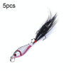 5 PCS HENGJIA LB003 Small Iron Plate 2.5cm 4g Far Delivery Freshwater Bait(3)