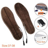 USB Electric Powered Heated Insoles Keep Feet Warm Pad with USB Cable, Size: 37-38 yard(Brown)