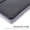 For 15 / 15.4 / 16 inch Laptop Ultra-thin Leather Laptop Sleeve(Black)
