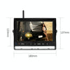 7 Inch Digital Wireless Reversing Image 1080P Video System Truck Monitoring Driving Recorder 4 Division+4 Night Video Camera