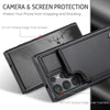 For Samsung Galaxy S25 Ultra 5G CaseMe C22 Card Slots Holder RFID Anti-theft Phone Case(Black)