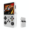 R36S Retro Handheld Game Console Linux System 3.5-Inch IPS Screen Portable Video Player 128G White