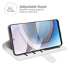 For Motorola One 5G Ace R64 Texture Single Horizontal Flip Protective Case with Holder & Card Slots & Wallet& Photo Frame(White)