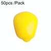 50pcs /Pack HENGJIA SO183 Floating Water Corn Soft Bait Plastic Lua Dummy Lures(Gold)