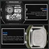SYNOKE 9619C Nylon Canvas Strap Three-Ring Buckle Vintage Electronic Luminous Watch(Green)